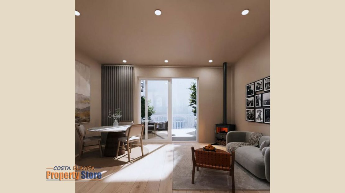 2 bed 2 bath penthouse apartment in cartagena city with roof terrace