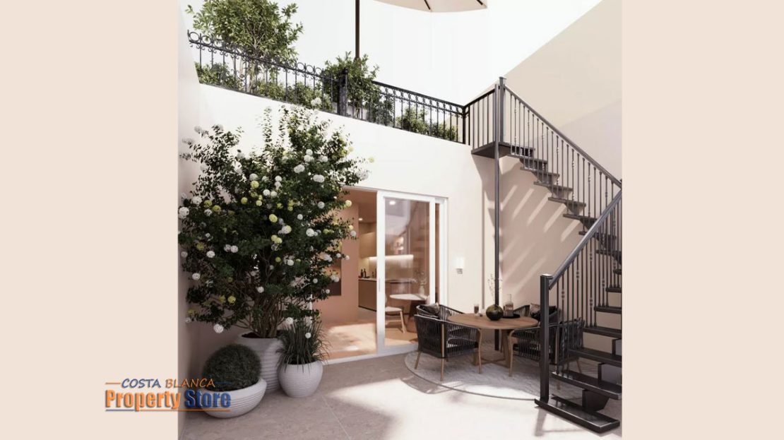 2 bed 2 bath penthouse apartment in cartagena city with roof terrace
